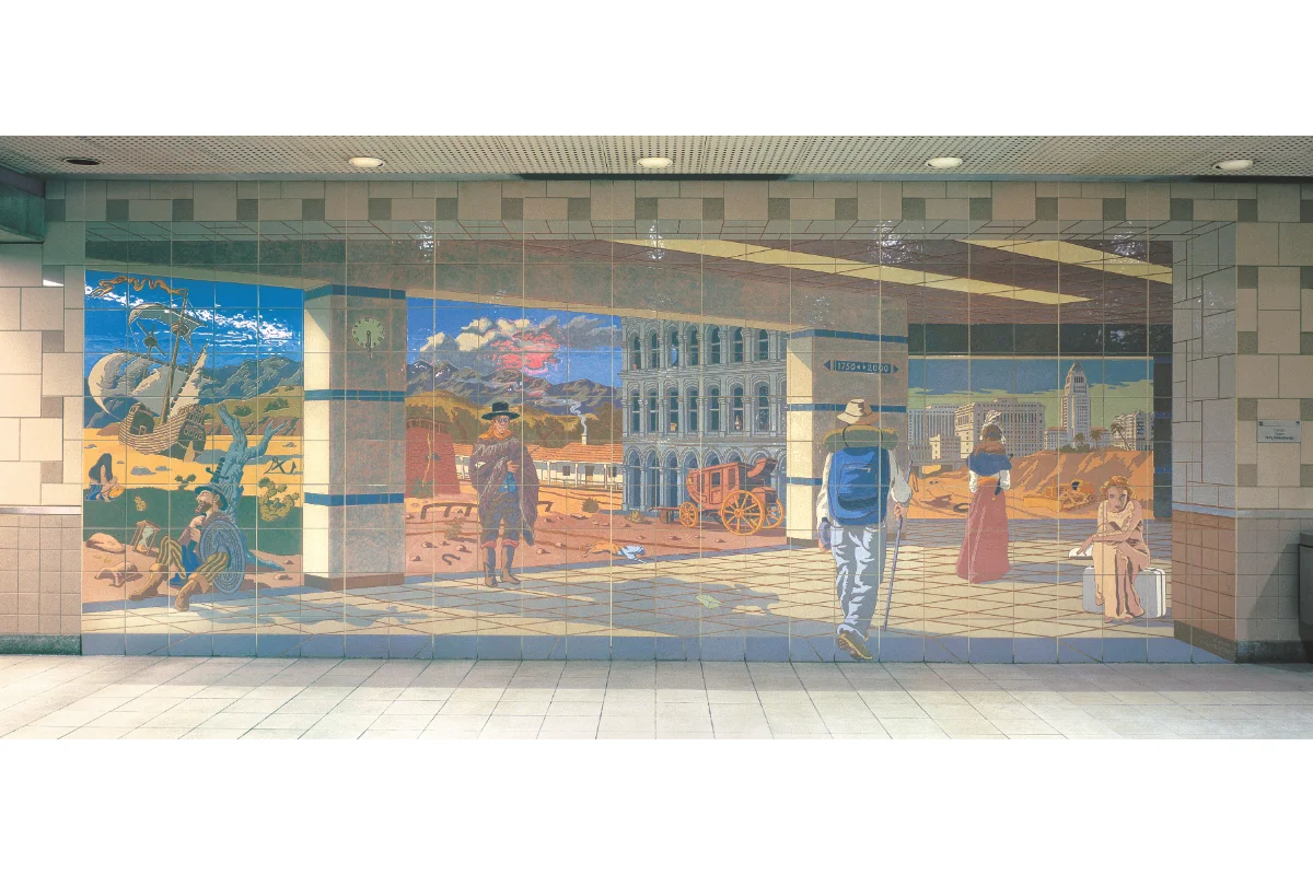 地铁站艺术壁画 - 体育彩票 创意灵感