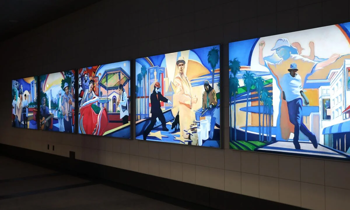 地铁文化壁画 - 体育彩票 艺术表达